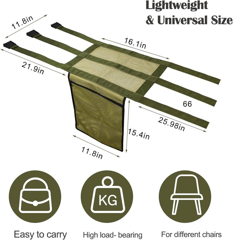 Mofuiry Universal Tree Stand Seat Replacement with Pocket, 16 X 12Inch Lightweight Replacement Treestand Seat with Adjustable Strap Hunting Accessories Fits All Ladder Stand, Works On Climbing Treestands - Image 2